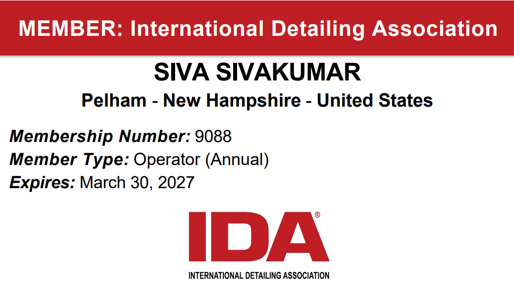 SPS Autocare IDA Member Card