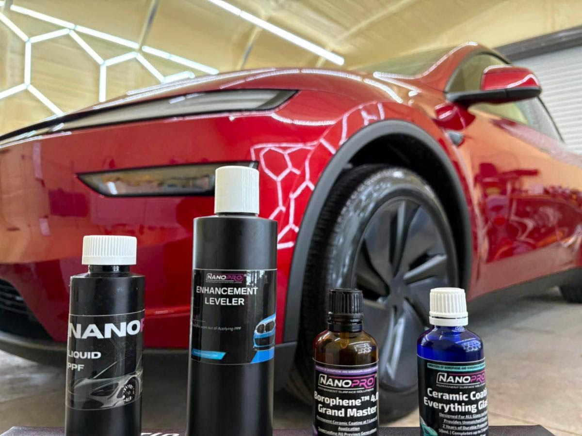 Vehicle paint protected from road debris with professional PPF installation